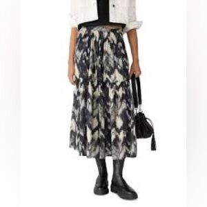 BA&SH Amalia printed tiered Skirt